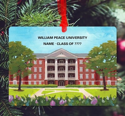 Raleigh, NC - Ornament - William Peace University - #peace