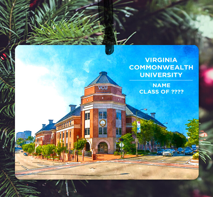 Richmond, VA - Ornament - Virginia Commonwealth University - #vcu