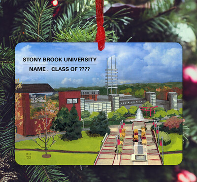 Stony Brook, NY - Ornament - Stony Brook University - #stonybrook - #hopper