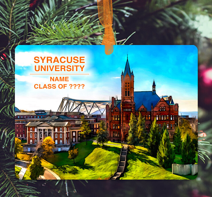 Syracuse, NY - Ornament - Syracuse University - #syracuse
