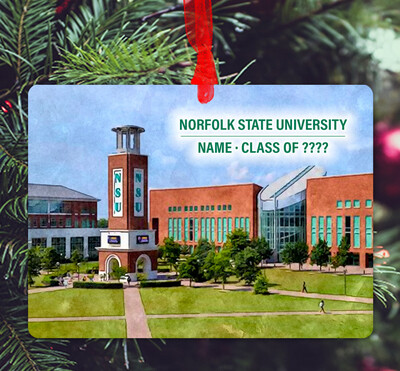 Norfolk, VA - Ornament - Norfolk State University - #nsu