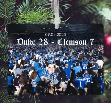 Duke Beats Clemson - Ornament - #dukebeats