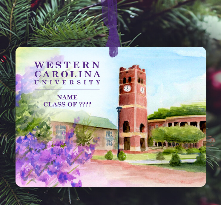 Cullowhee, NC - Ornament - Western Carolina University - #brenda