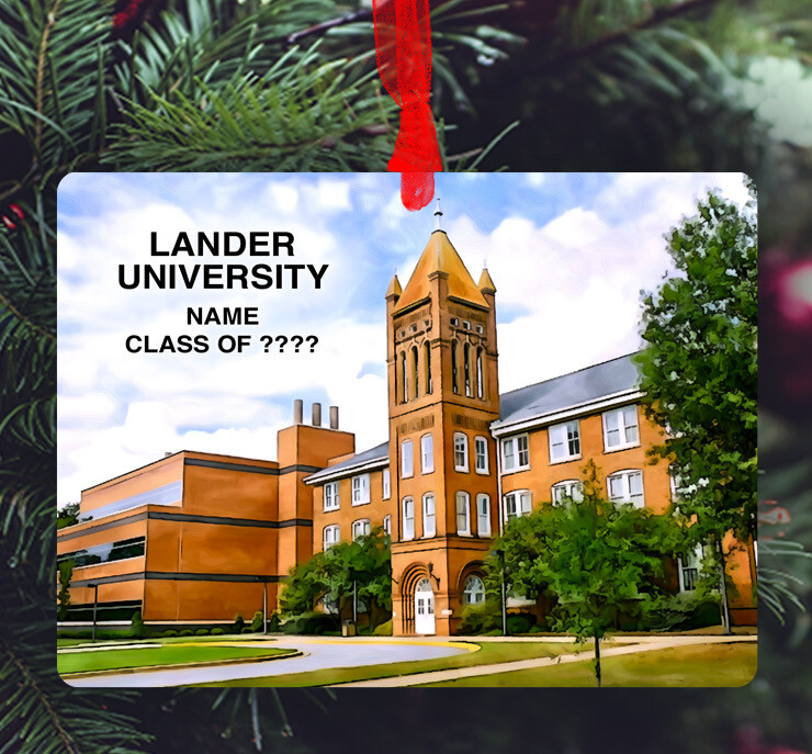 Greenwood, SC - Ornament - Lander University - #lander