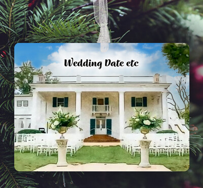 Custom Wedding Ornament - Ornament