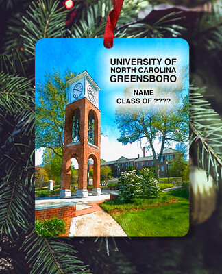 Greensboro, NC - Ornament - UNCG Vacc Bell Tower