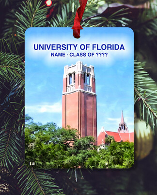 Gainesville, FL - Ornament - University Of Florida - Campus - Tower - #gators