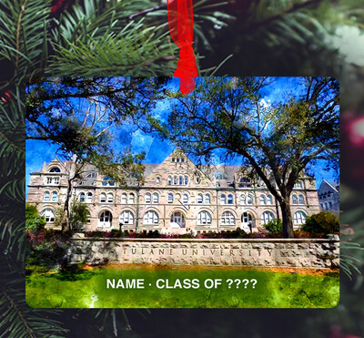 New Orleans, LA - Ornament - Tulane University