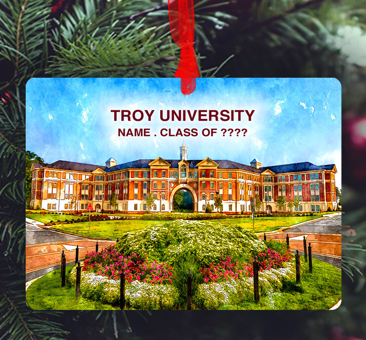 Troy, AL - Ornament - Troy University - Campus