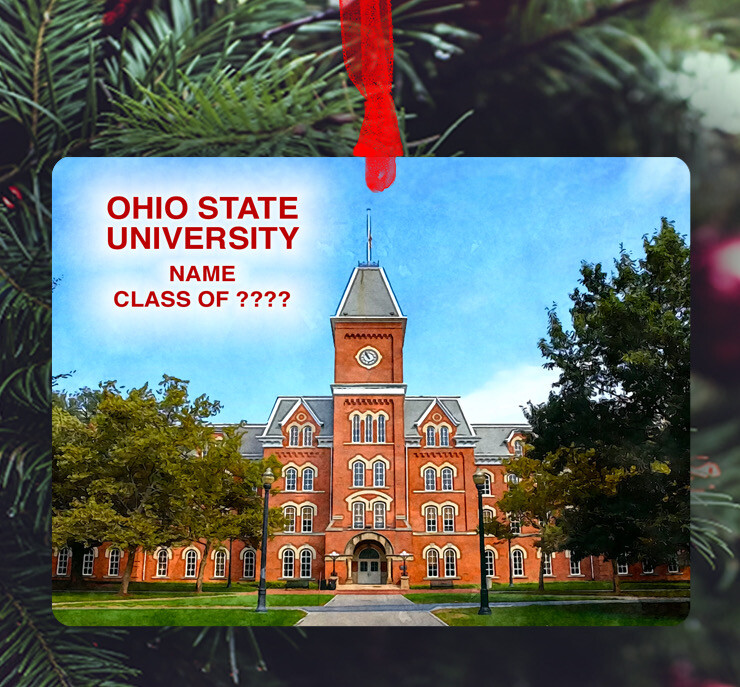 Columbus, OH - Ornament - Ohio State University - #osu