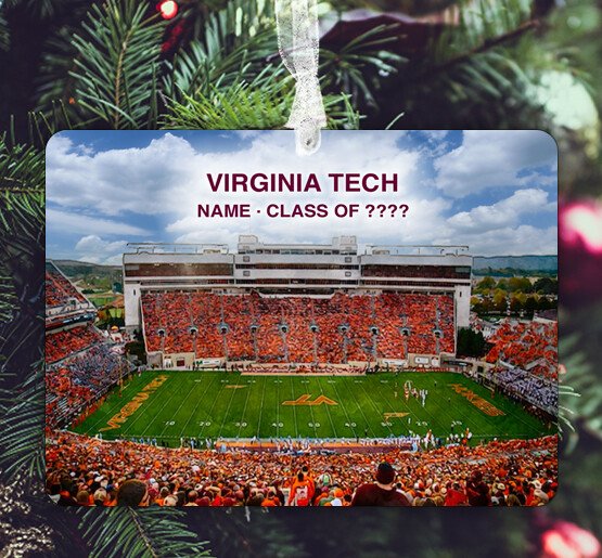 Blacksburg, VA - Ornament - Virginia Tech Lane Stadium - #vtstadium