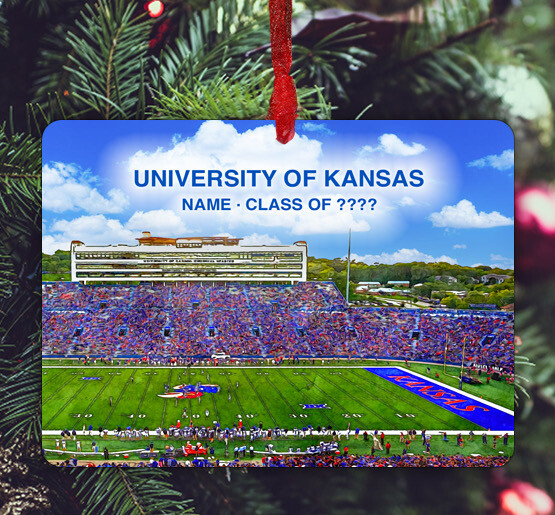 Lawrence, KS - Ornament - University Of Kansas Stadium - #jayhawks