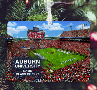 Auburn, AL - Ornament - Auburn University - Jordan-Hare Stadium - #tigersstad