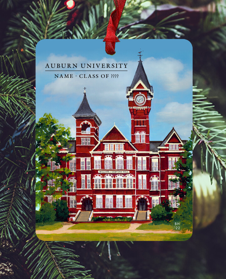 Auburn, AL - Ornament - Auburn University - #tigers - #hopper