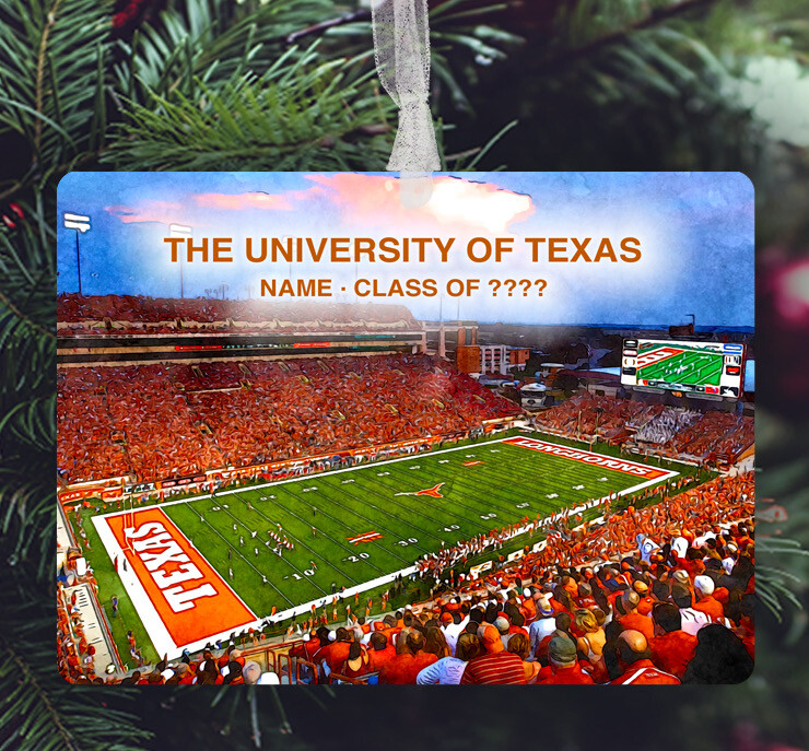 Austin, TX - Ornament - University of Texas Stadium - #longhorns