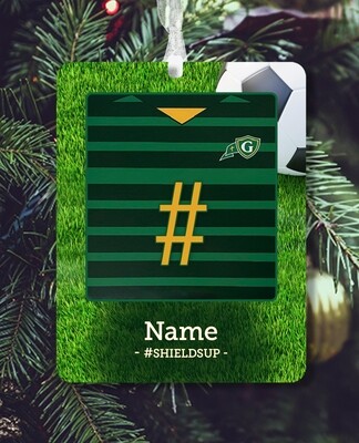 Raleigh, NC - Ornament - Cardinal Gibbons - Soccer - #gibbonssoccer