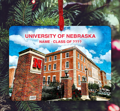 Lincoln, NE - Ornament - University Of Nebraska - Campus
