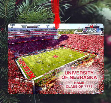 Lincoln, NE - Ornament - University Of Nebraska Stadium