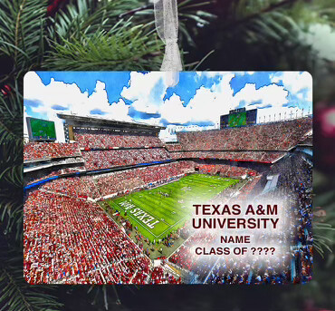 College Station, TX - Ornament - Texas A&amp;M University Stadium