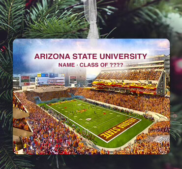 Tempe, AZ - Ornament - Arizona State University Stadium - #sundevils