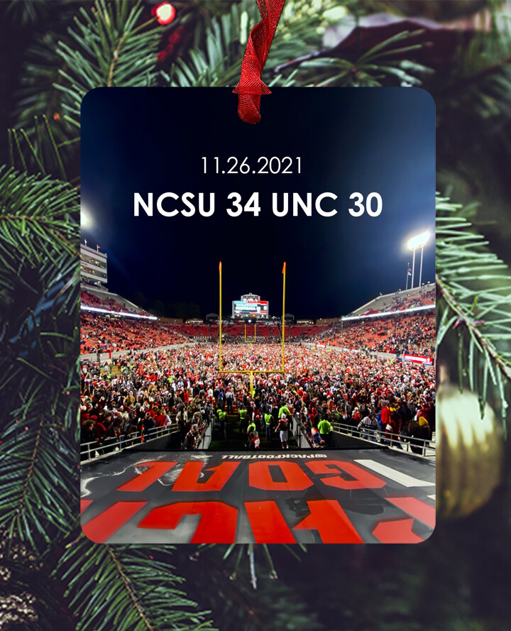 Raleigh, NC - Ornament - NC State - Beats UNC - 2021