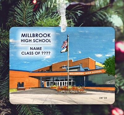 Raleigh, NC - Millbrook High School - Ornament - #lew