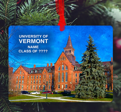 Burlington, VT - Ornament - University Of Vermont