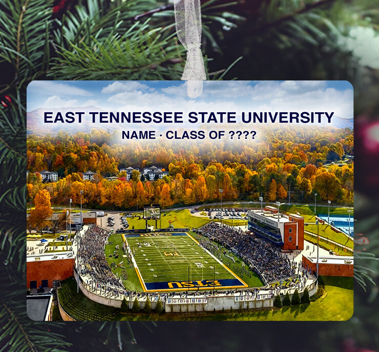 Johnson City, TN - Ornament - East Tennessee State University - #etsu - #stephanie