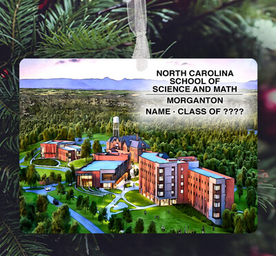 Morganton, NC - Ornament - Morganton - North Carolina School of Science and Mathematics - #ncschoolscmath