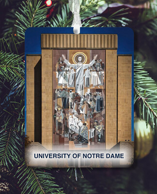 Notre Dame, IN - Ornament - University Of Notre Dame - Touch Down Jesus