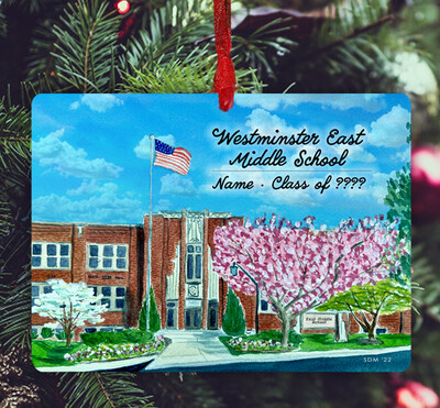 Westminster, MD - Ornament - Westminster East Middle School - #westminsterems - #stephanie