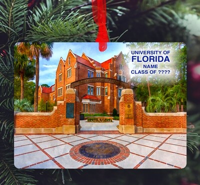 Gainesville, FL - Ornament - University Of Florida - Campus
