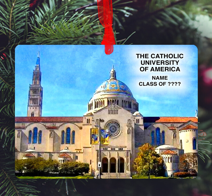 Washington, DC - Ornament - Catholic University Of America - Campus 2 - #catholic