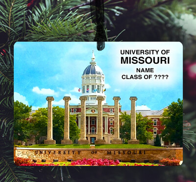 Columbia, MO - Ornament - University Of Missouri - #mizzou
