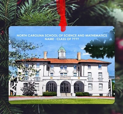 Durham, NC - Ornament - Durham - North Carolina School of Science and Mathematics - #ncschoolscmath - #lew