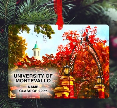 Montevallo, AL - Ornament - University of Montevallo - Campus - #universityofmobile