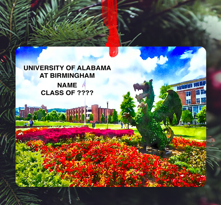 Birmingham, AL - Ornament - University of Alabama at Birmingham - Campus - #uab