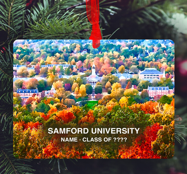 Birmingham, AL - Ornament - Samford University - Campus - #samforduniversity