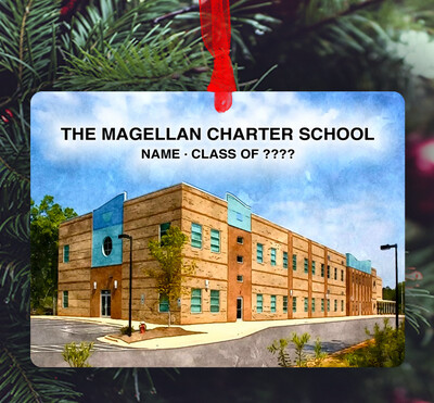 Raleigh, NC - Ornament - The Magellan Charter School