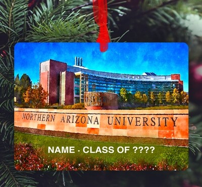 Flagstaff, AZ - Ornament - Northern Arizona University - #northernarizonauniversity