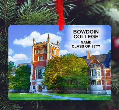 Brunswick, ME - Ornament - Bowdoin College