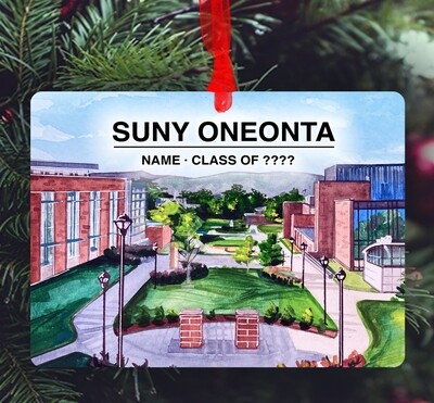Oneonta, NY - Ornament - SUNY Oneonta - #solveig