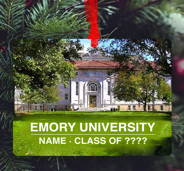 Atlanta, GA - Ornament - Emory University
