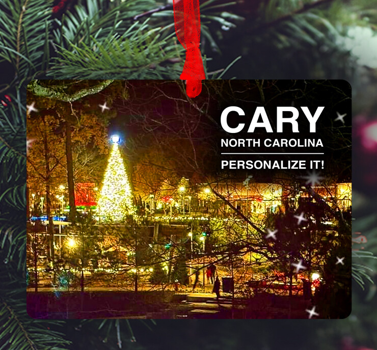 Cary, NC - Ornament - Photo - Heather Leah - Cary Park Christmas - #carychristmas #leah