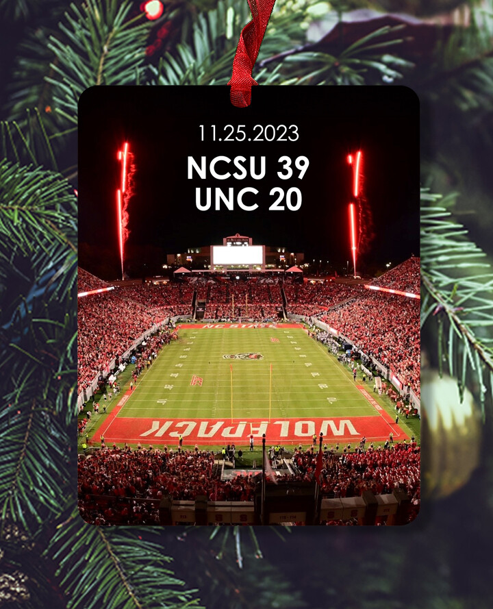 Raleigh, NC - Ornament - NC State Beats UNC - 2023 - Carter - #beat