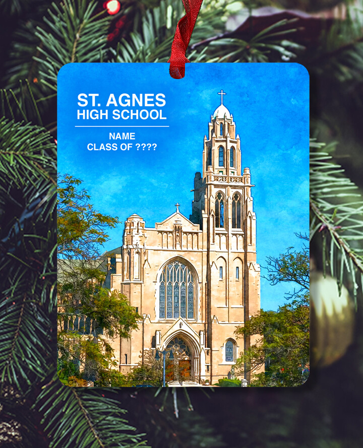 Rockville Centre, NY - Ornament - St. Agnes Academic High School