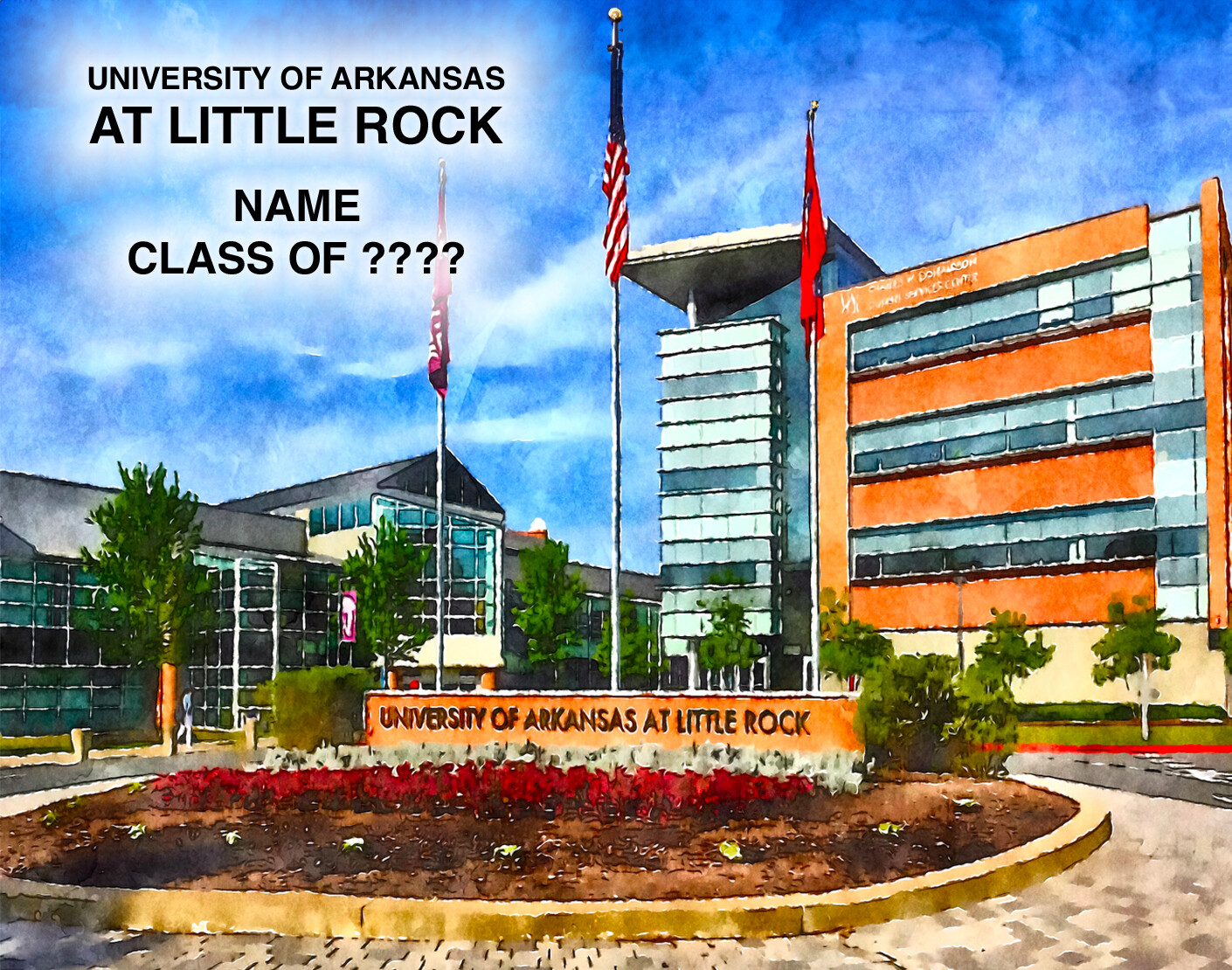 Little Rock, AR - Ornament - University of Arkansas at Little Rock