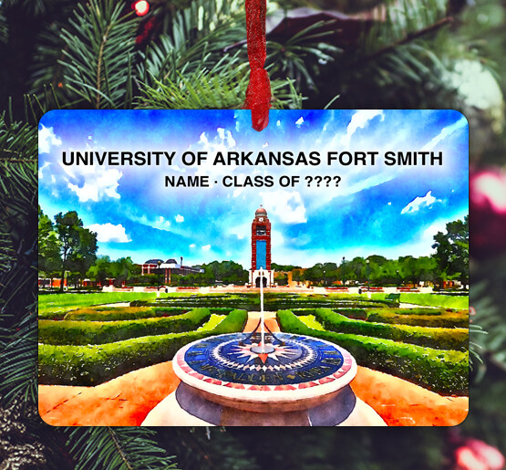 Fort Smith, AR - Ornament - University of Arkansas - Fort Smith
