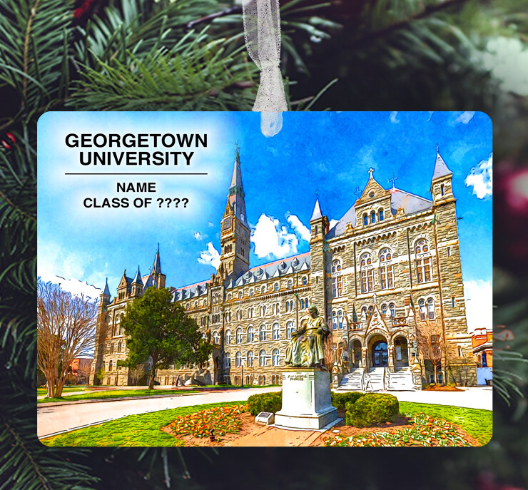 Washington, DC - Ornament - Georgetown University