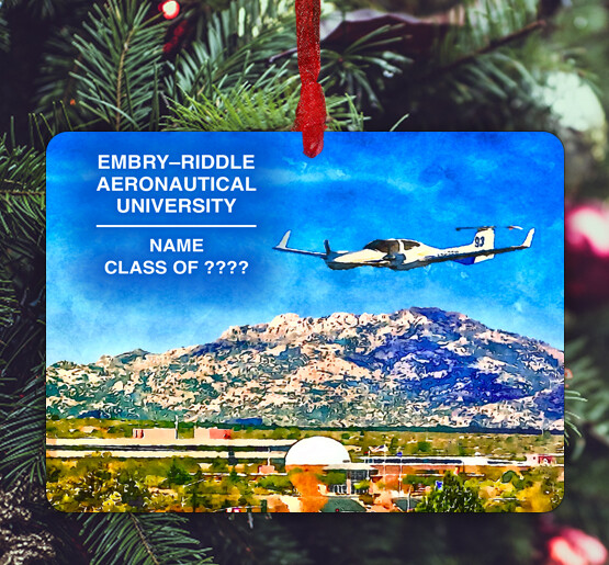 Prescott, AZ - Ornament - Embry–Riddle Aeronautical University, Prescott - Airplane